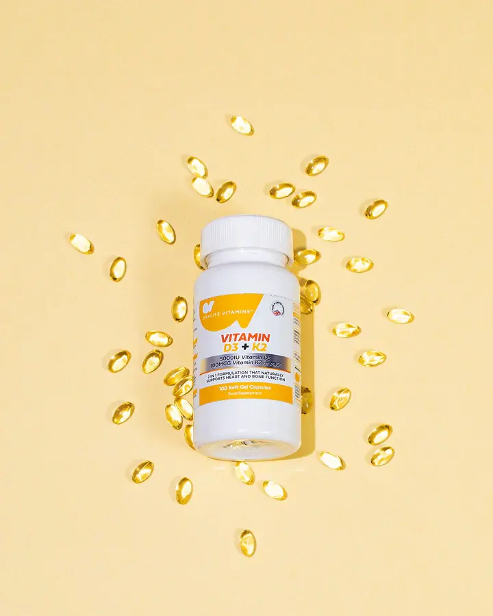 Oakleaf Vitamins Vitamin D3 + K2 Supplement Listing