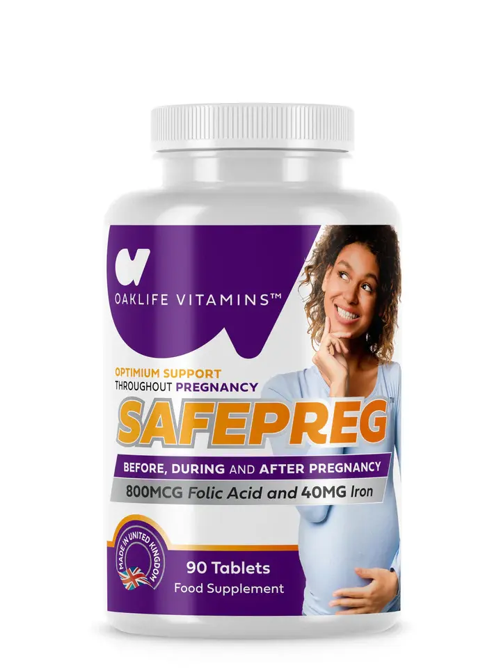 Oaklife Vitamins SafePREG Prenatal Supplement
