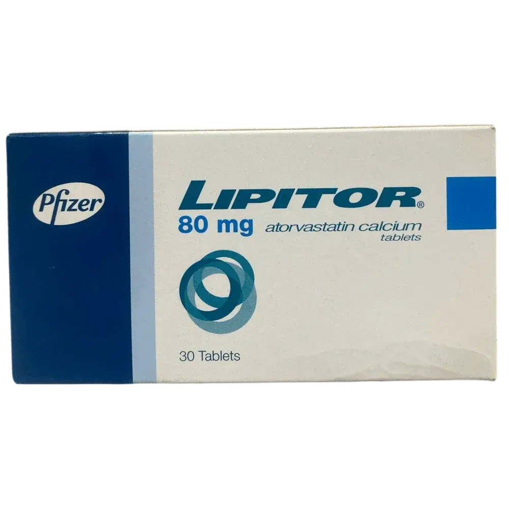 Lipitor 80mg Atorvastatin Calcium Tablets by Pfizer
