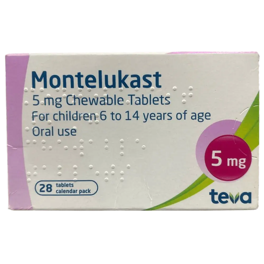 Montelukast 5mg Chewable Tablets