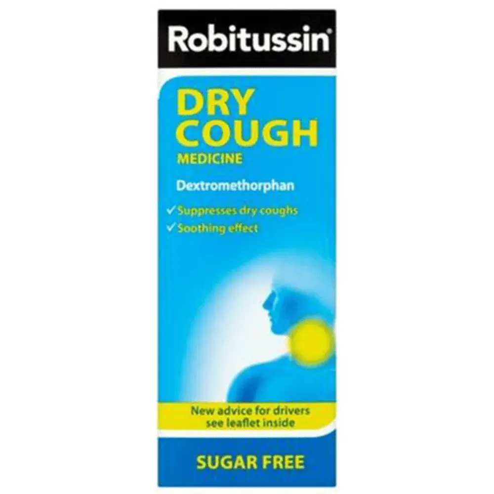 Robitussin Dry Cough Medicine Sugar Free