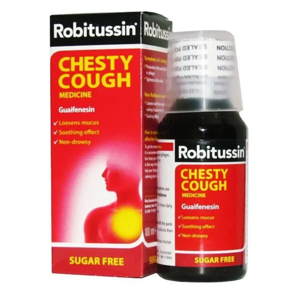 Robitussin Chesty Cough Guaifenesin Medicine 100ml
