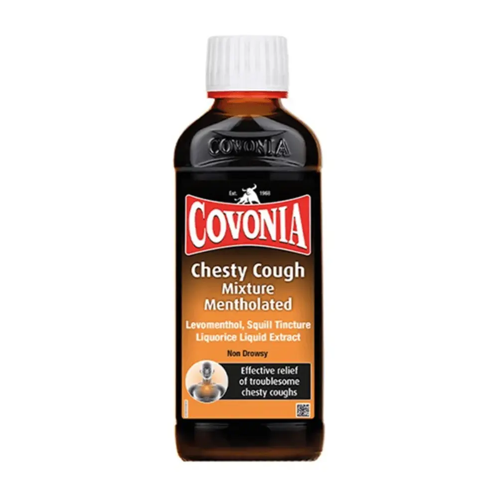 Covonia Chesty Cough Mixture Mentholated 150ml