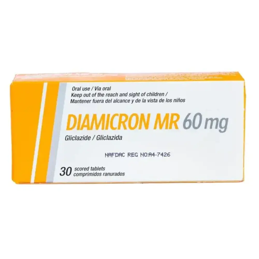 Diamicron MR 60mg Tablets
