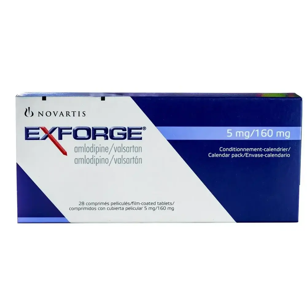 Exforge 5mg/160mg Tablets