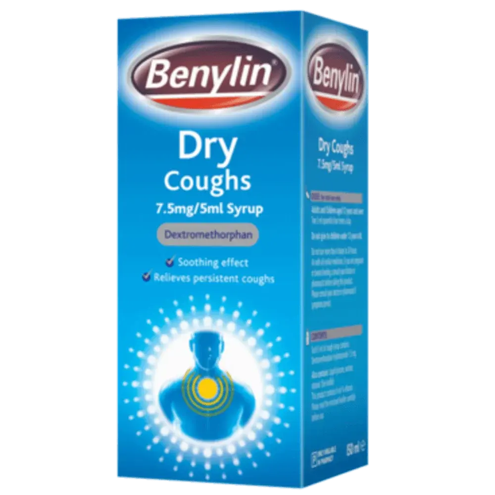Benylin Dry Coughs Syrup 7.5mg/5ml 150ml