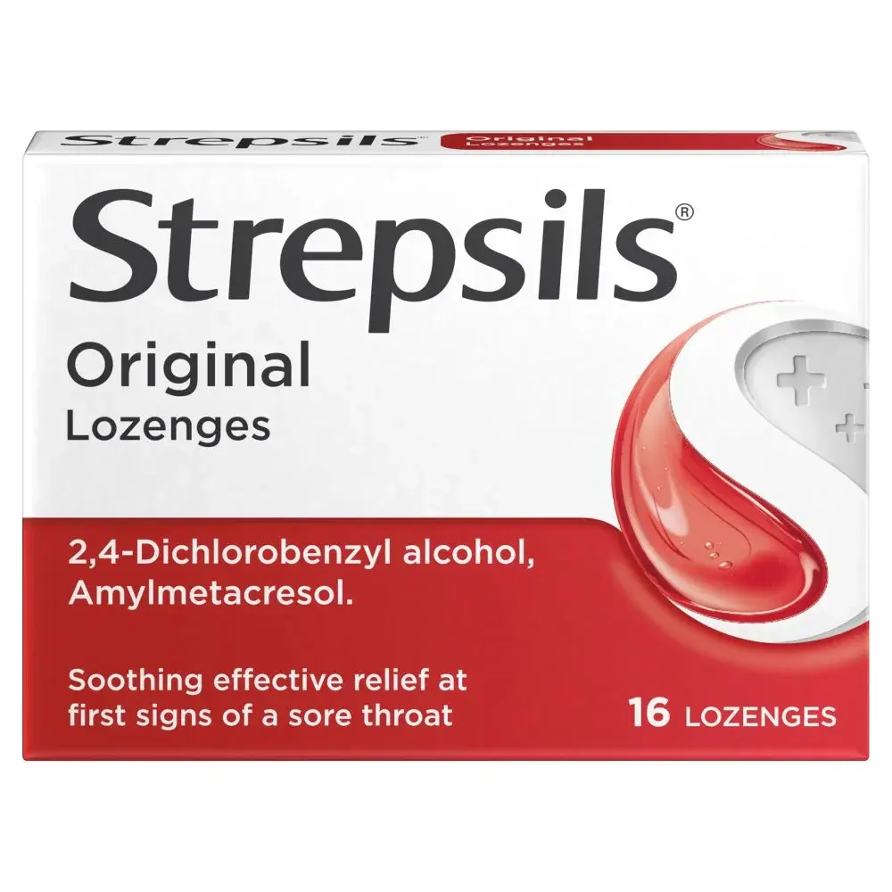 Strepsils Original Lozenges - 16 Pack Sore Throat Relief