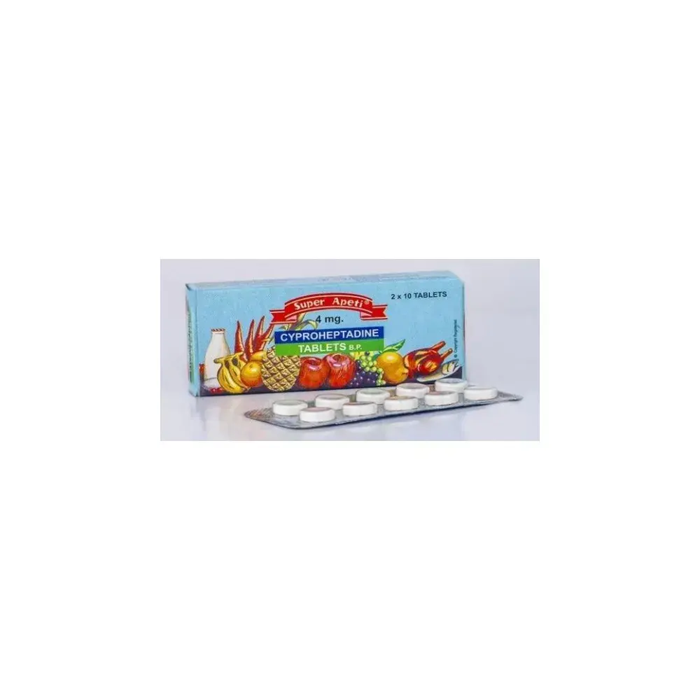 Super Aperl Cyproheptadine 4mg Tablets