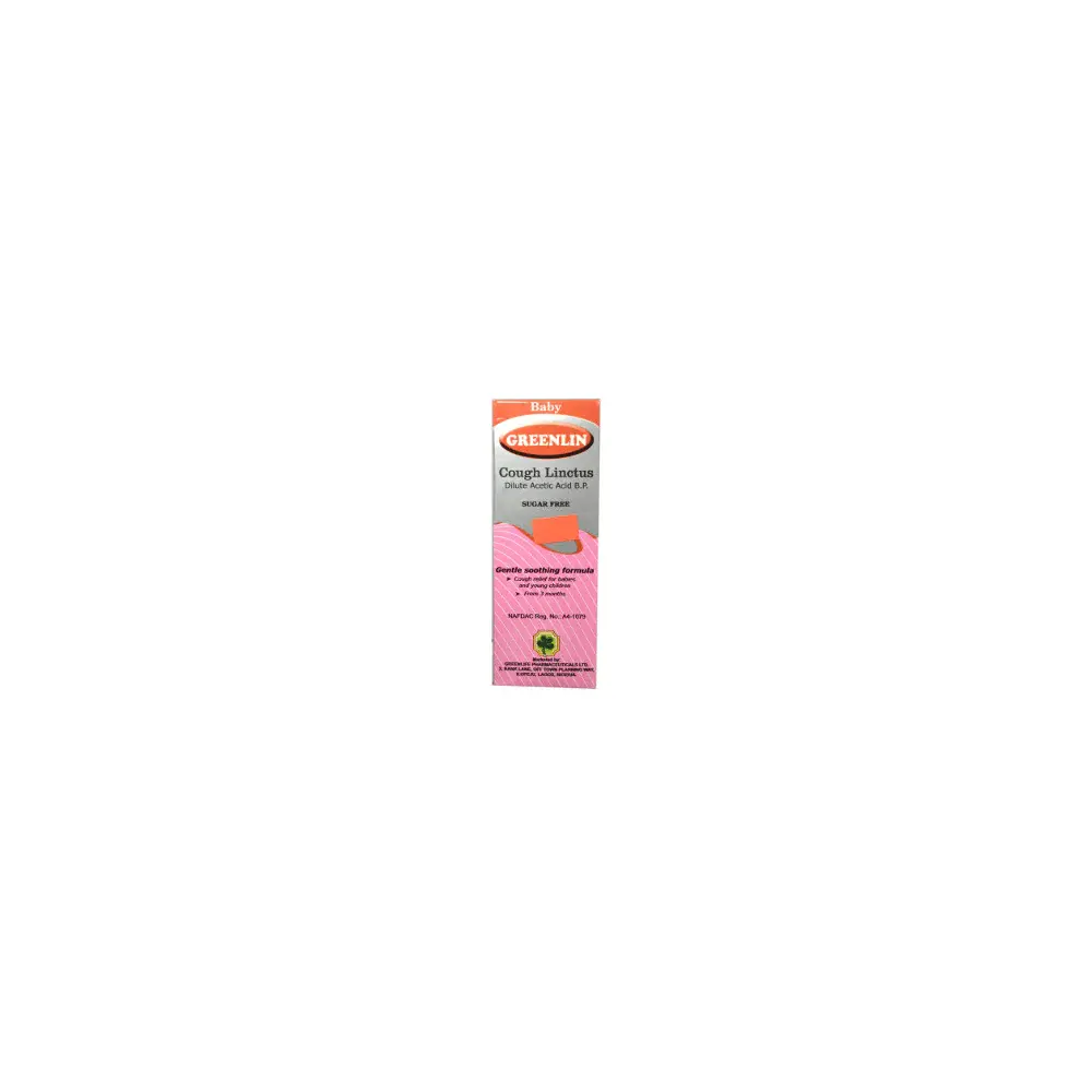 Greenlin Baby Cough Linctus Sugar Free 100ml