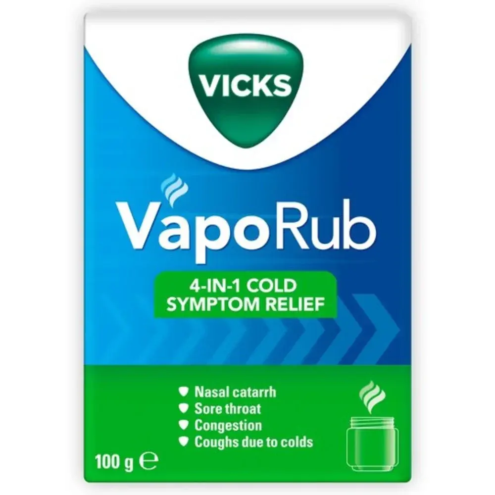 Vicks VapoRub 4-in-1 Cold Symptom Relief 100g