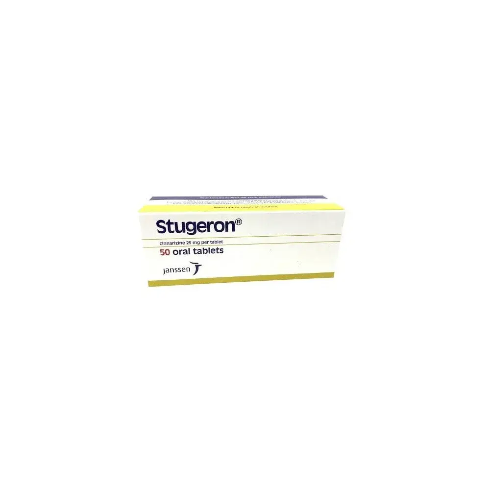 Stugeron 25mg Oral Tablets - 50 Count