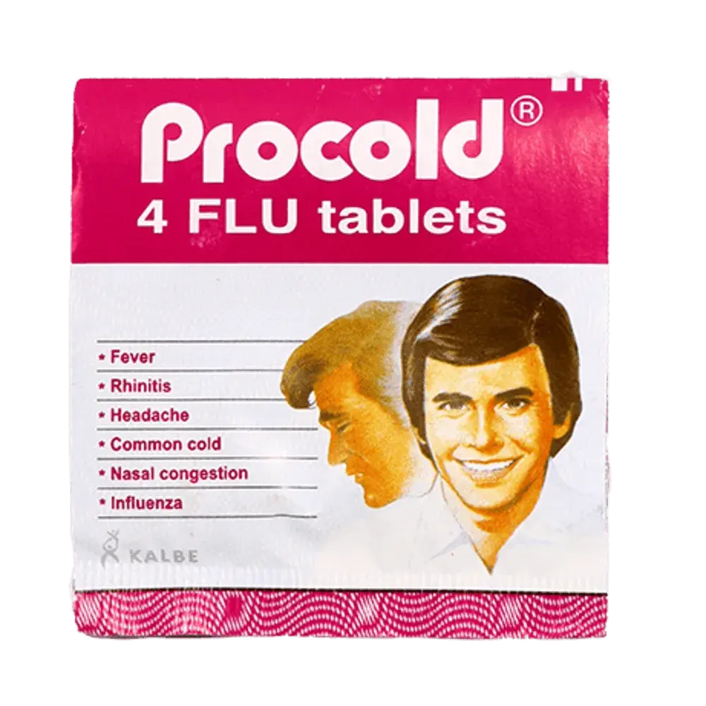 Procold 4 FLU Tablets - Cold & Flu Relief