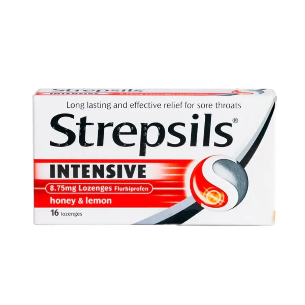 Strepsils Intensive Honey & Lemon Lozenges 8.75mg