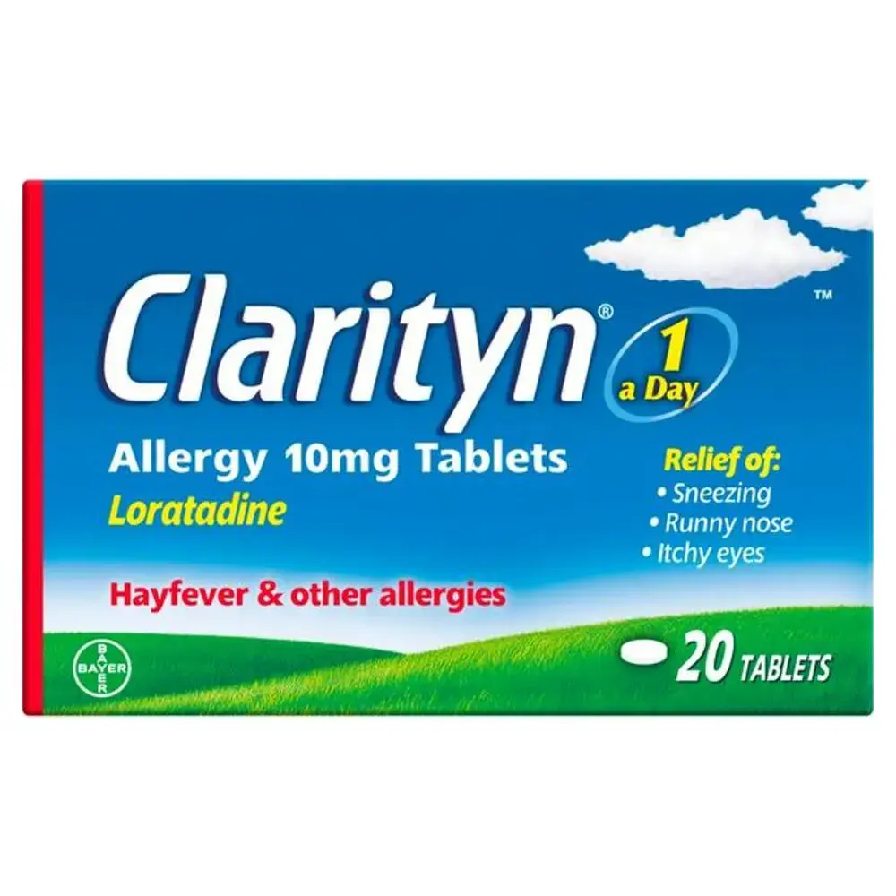 Clarityn Allergy 10mg Tablets - 20 Count