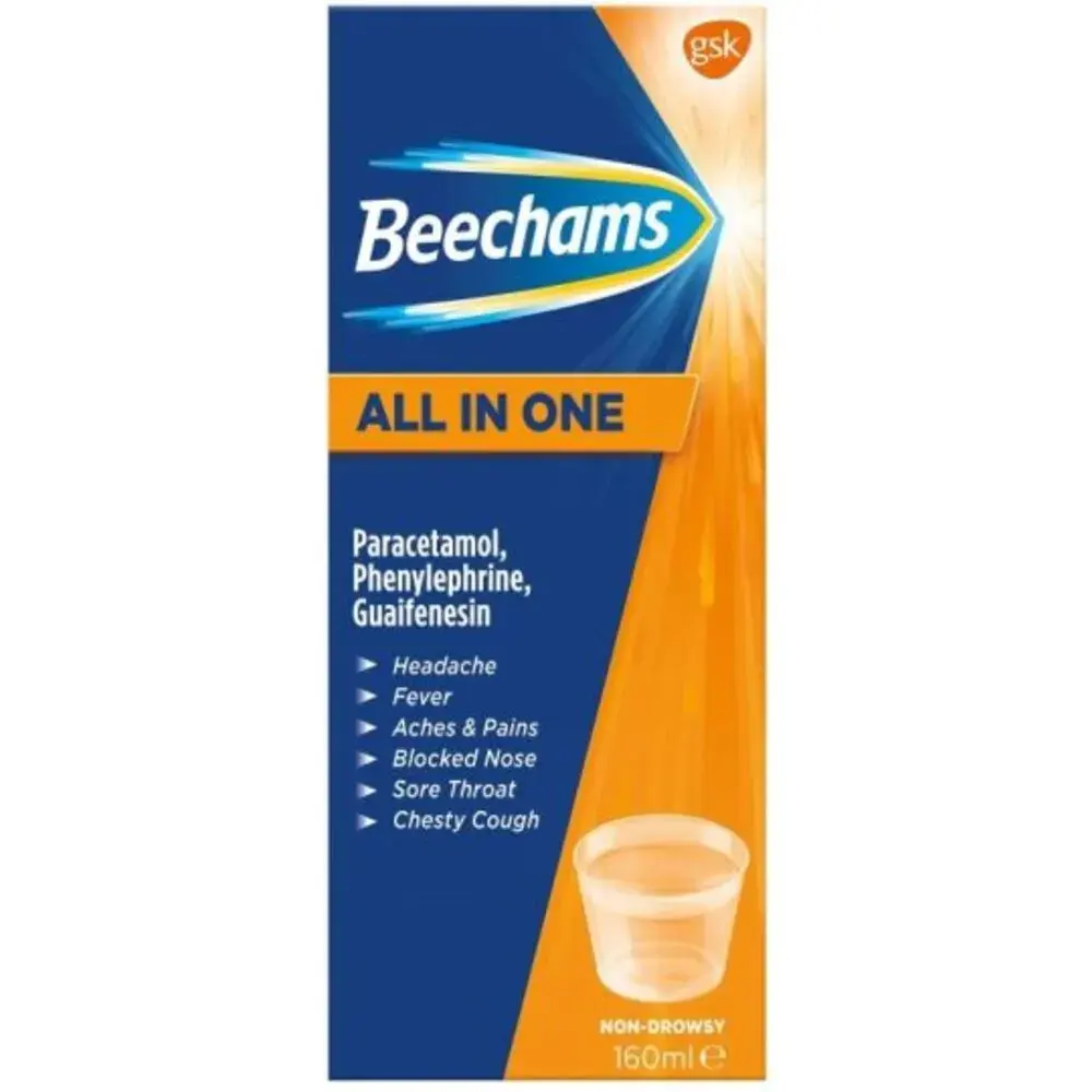 Beechams All In One Cold & Flu Relief 160ml