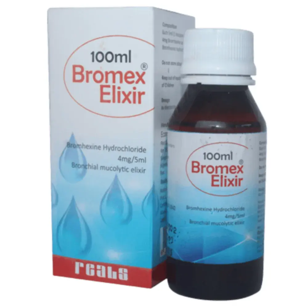 Bromex Elixir 4mg/5ml Bronchial Mucolytic 100ml
