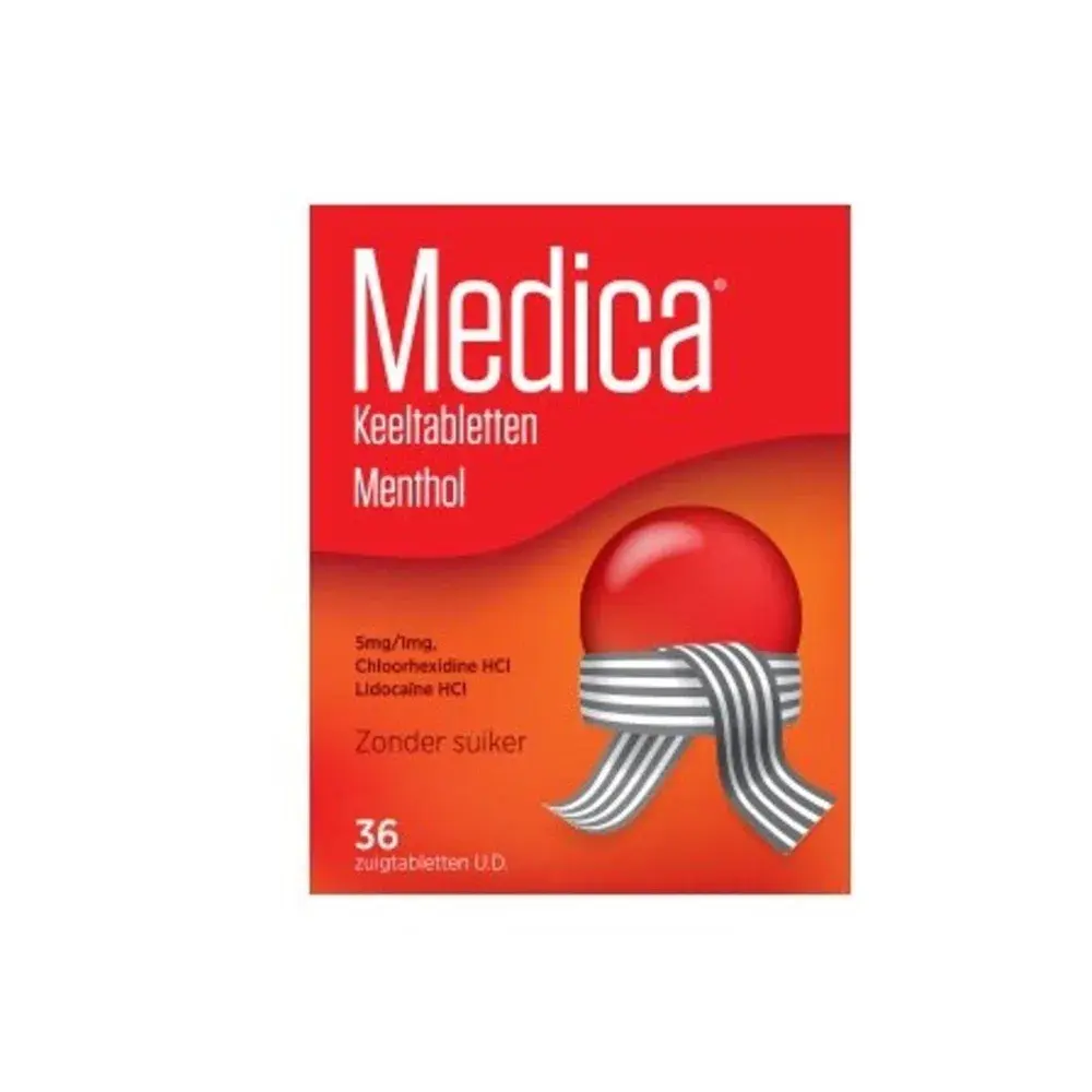 Medica Keeltabletten Menthol 36 Tablets