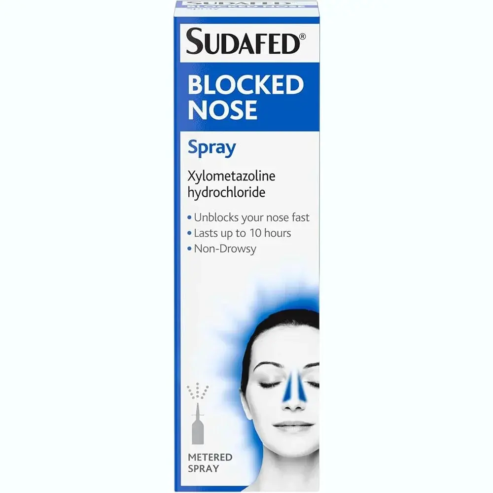 Sudafed Blocked Nose Spray 10hr Non-Drowsy 15ml