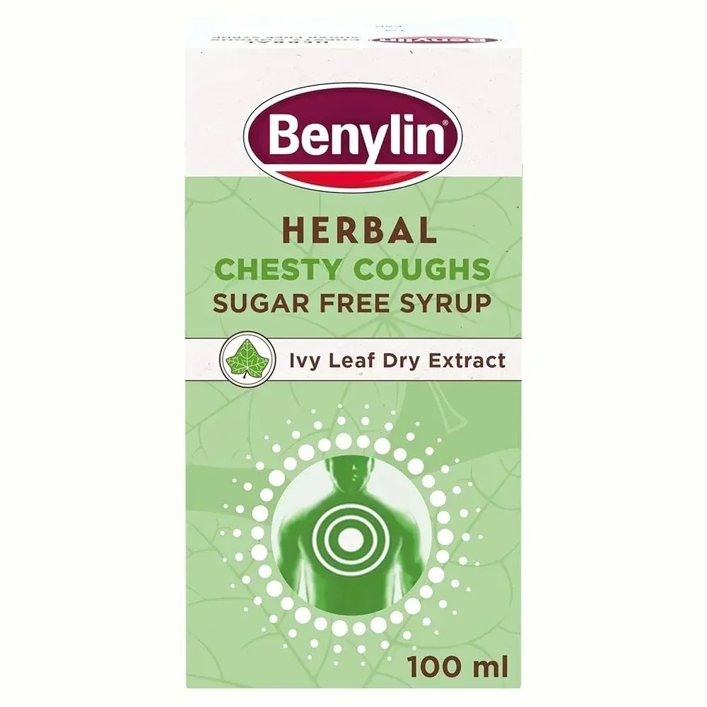 Benylin Herbal Chesty Coughs Sugar Free Syrup 100ml