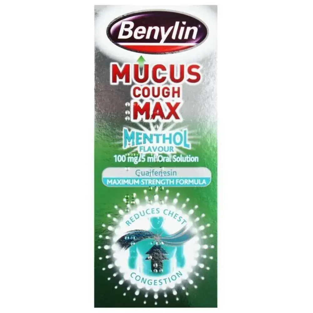 Benylin Mucus Cough Max Menthol 100mg/5ml Solution