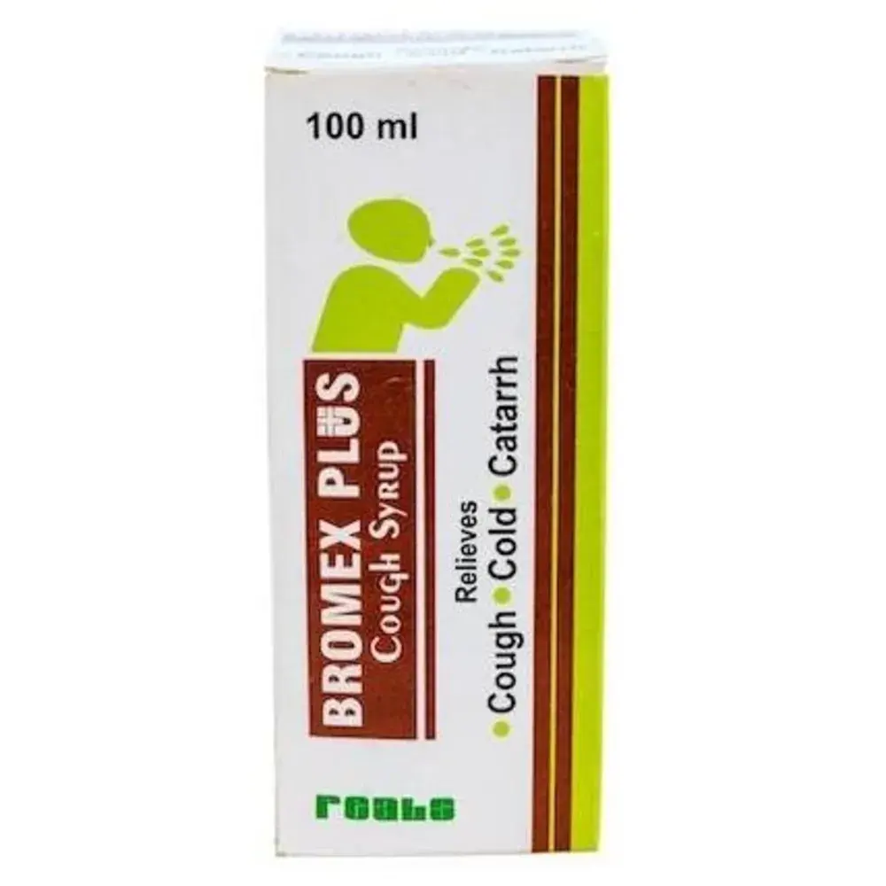 Bromex Plus Cough Syrup 100ml Relieves Cold
