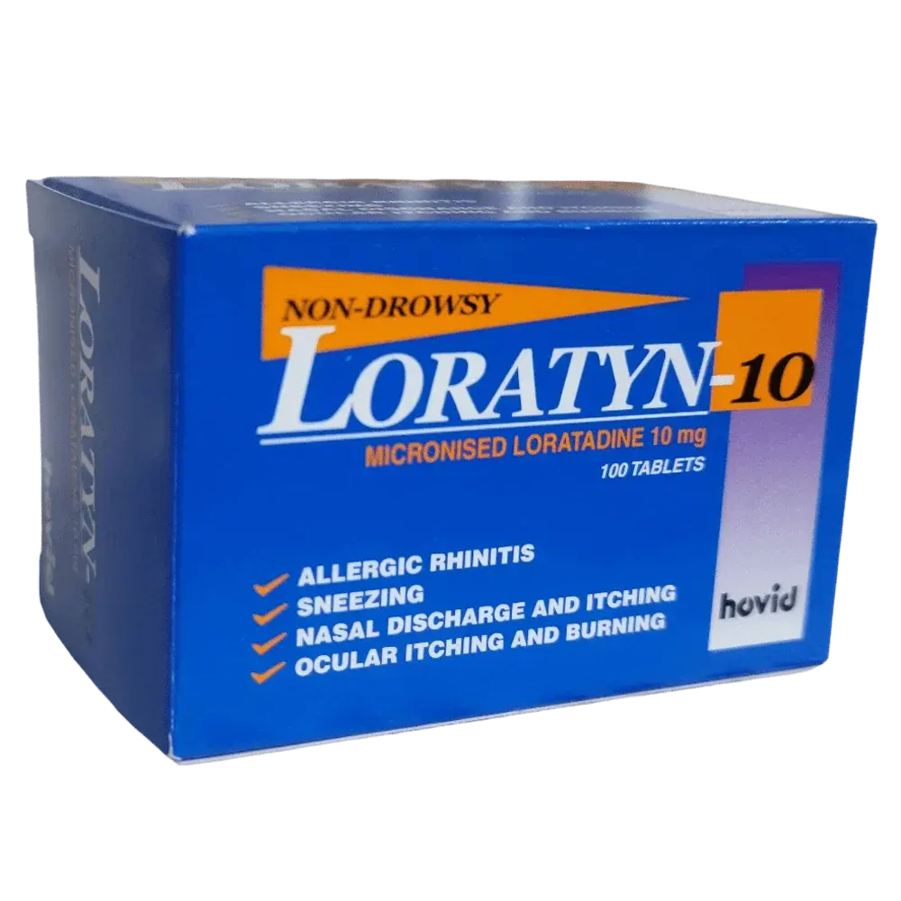 Loratyn-10 Micronised Loratadine 10mg 100 Tablets