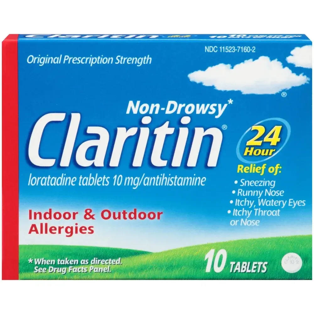 Claritin 24HR Non-Drowsy Allergy 10mg 10 Tablets