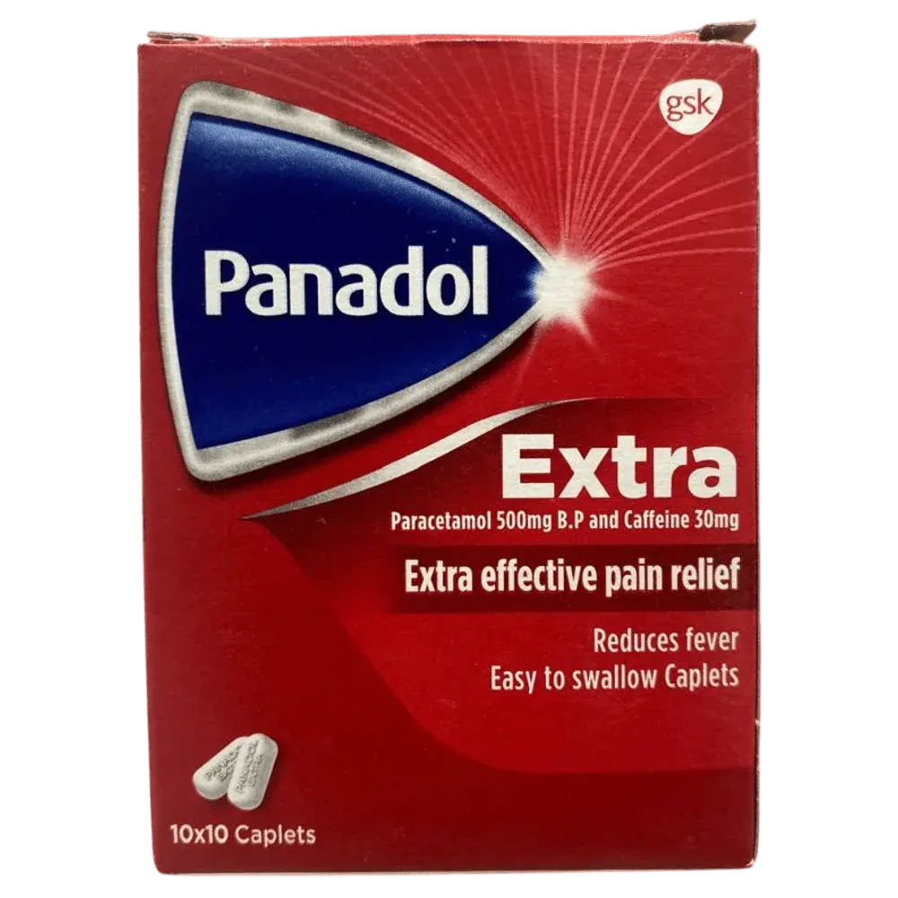 Panadol Extra Paracetamol 500mg Caplets 10x10