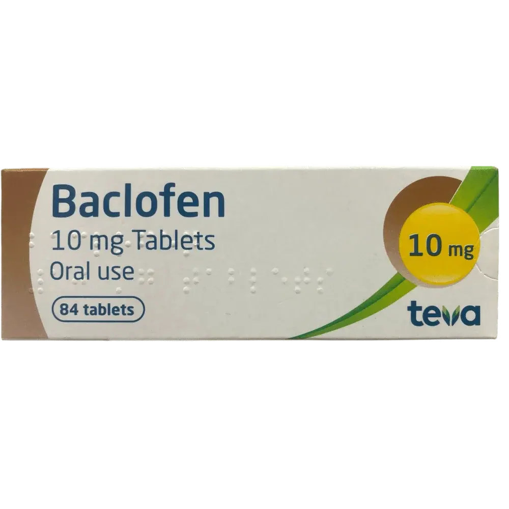 Baclofen 10mg Tablets - 84 Count Oral Medication
