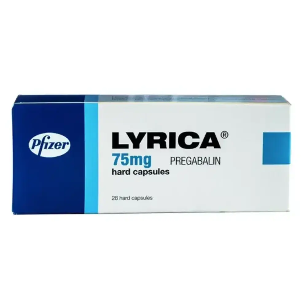 Lyrica 75mg Pregabalin Hard Capsules - 28 Pack
