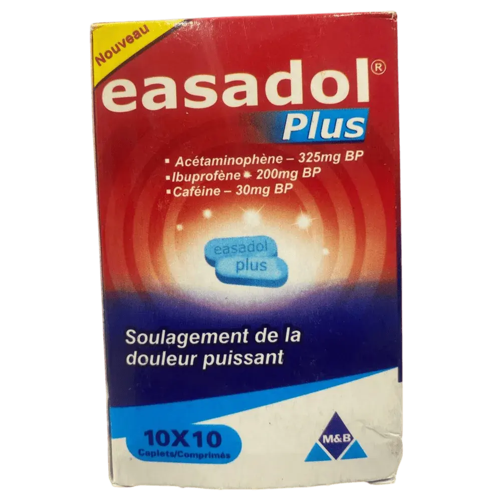 Easadol Plus 325mg/200mg Pain Relief Tablets 10x10