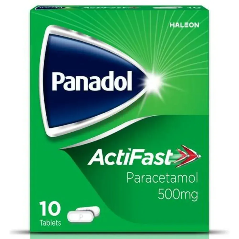 Panadol ActiFast 500mg Paracetamol - 10 Tablets
