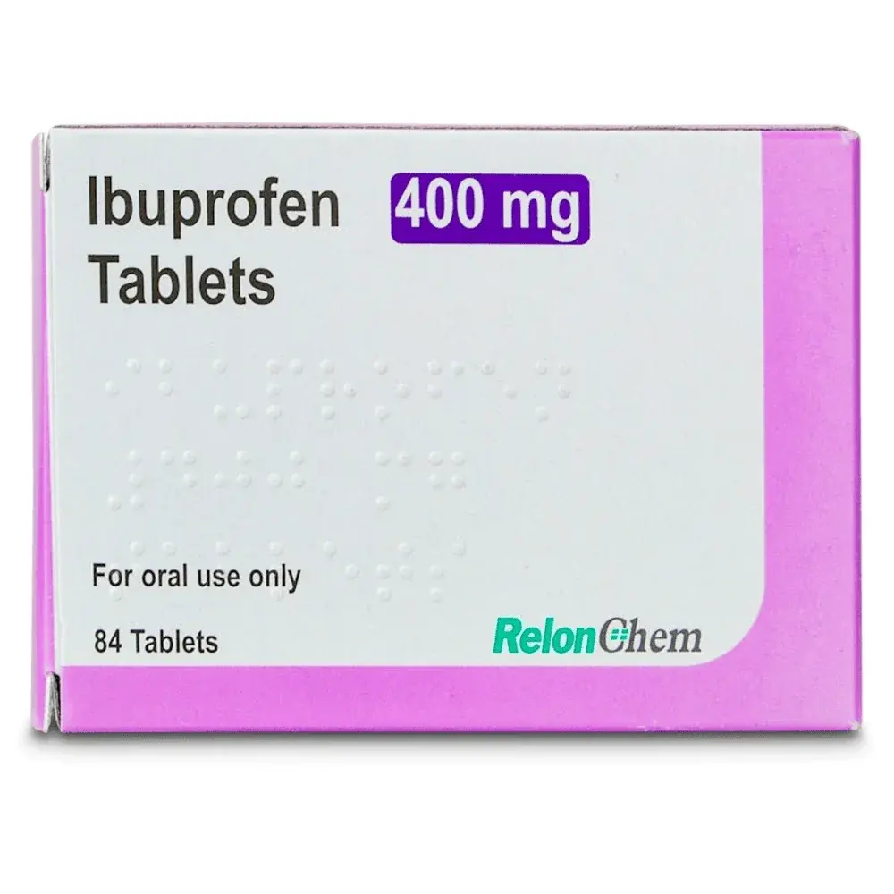 Ibuprofen 400mg Tablets - 84 Count Pack