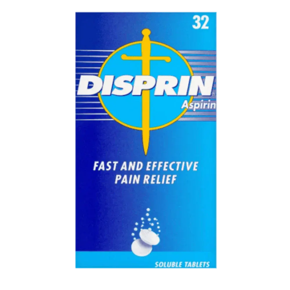 Disprin Soluble Aspirin Pain Relief Tablets - 32 Count