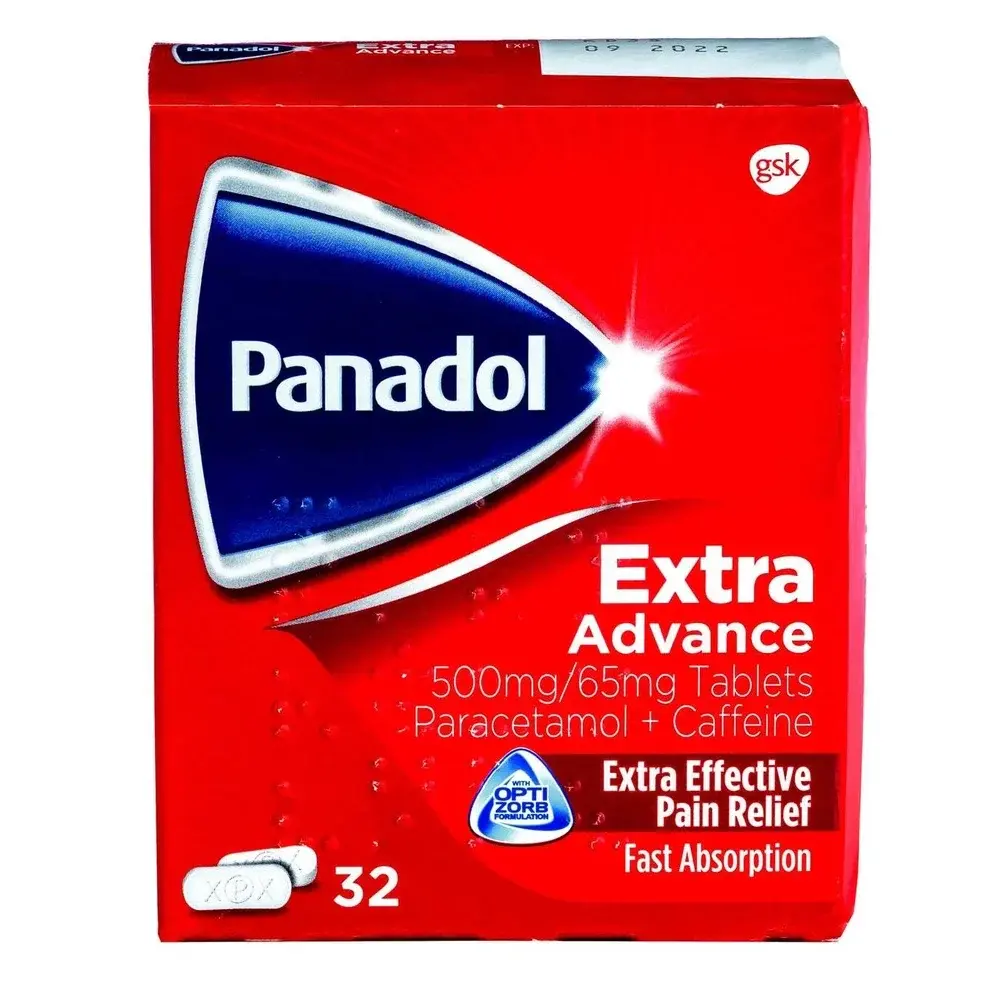 Panadol Extra Advance 500mg/65mg Tablets 32 Pack