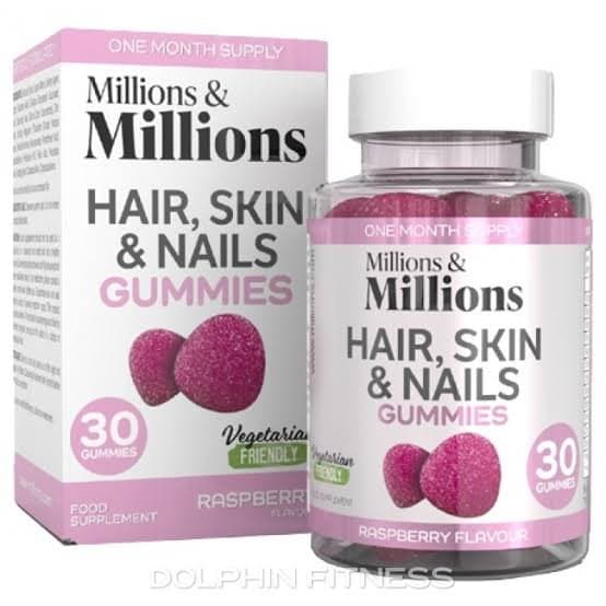 Millions & Millions Skin, Hair & Nails Gummies(one month supply) -30 Gummies