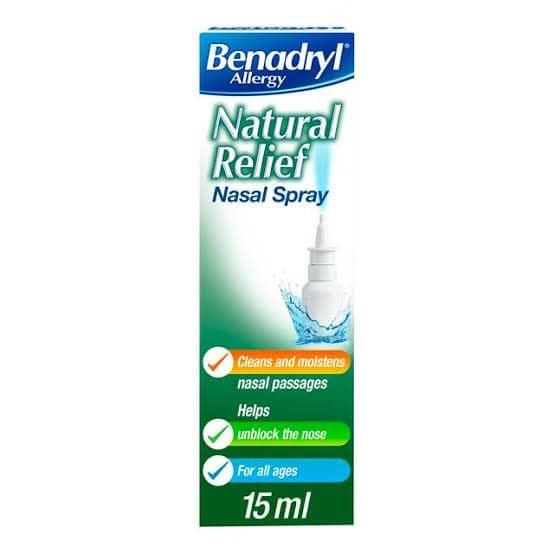 BENADRYL® Allergy Natural Relief Nasal Spray (Saline)- 15ml