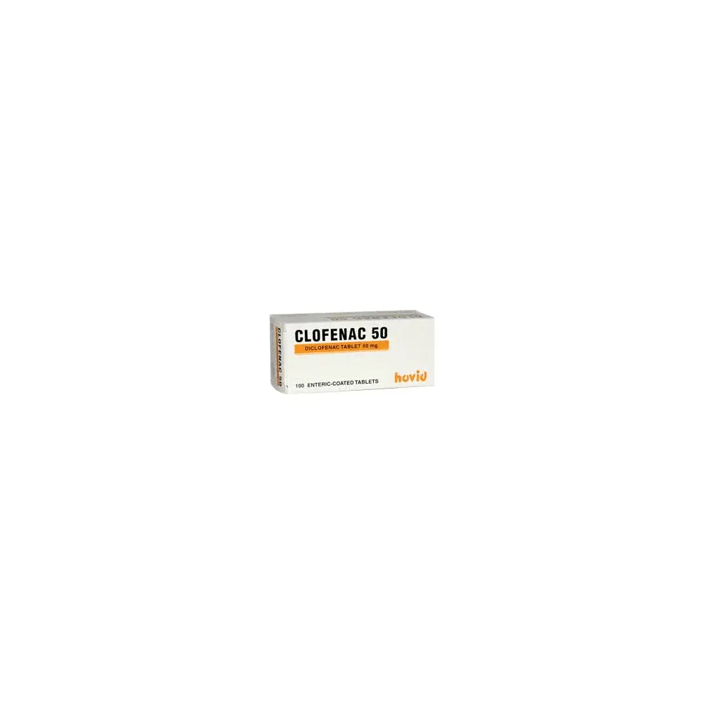 Clofenac 50 mg Enteric-Coated Tablets (100 Tablets)