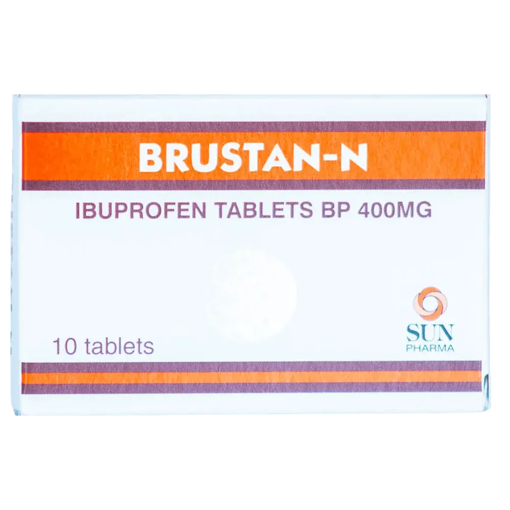 Brustan-N Ibuprofen 400mg - 10 Tablets