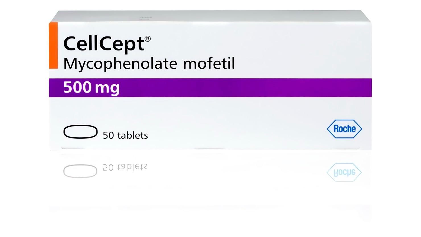 Roche Cellcept Tablet 500mg- 50 Tablets