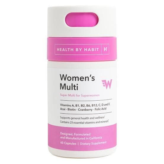 Health by Habit Women's Multi (Multivitamin)- 60 Capsules