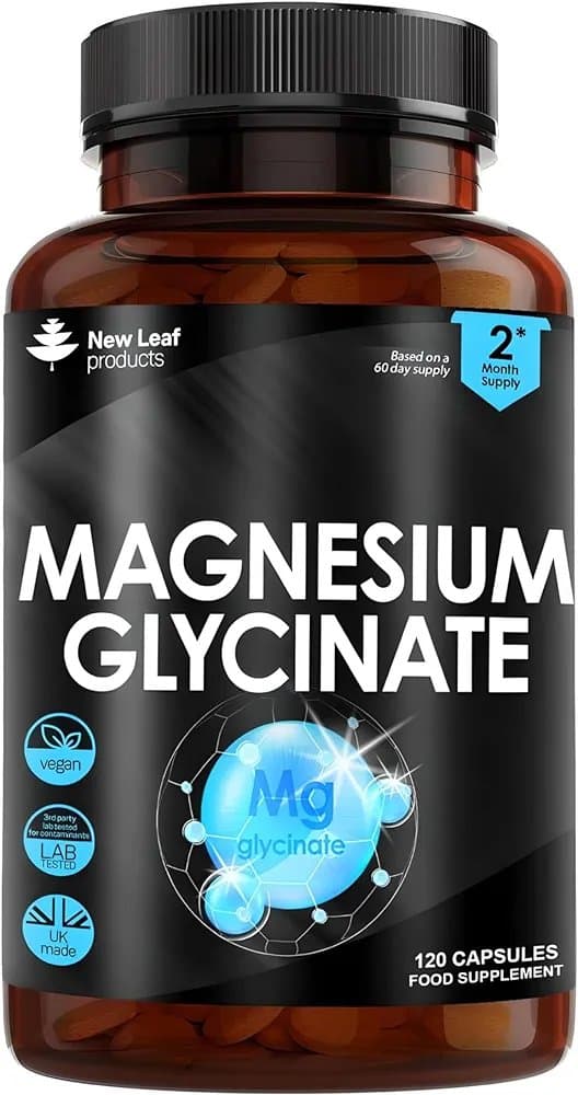 New leaf Magnesium Glycinate (1040mg+208mg)- 120 Capsules(2 months supply)